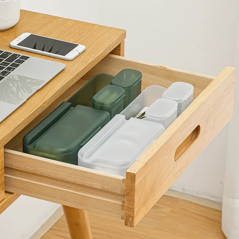 Wholesale Portable Plastic Desktop Mobile Phone Charging Data Cable Power Wire Storage Box Organizer