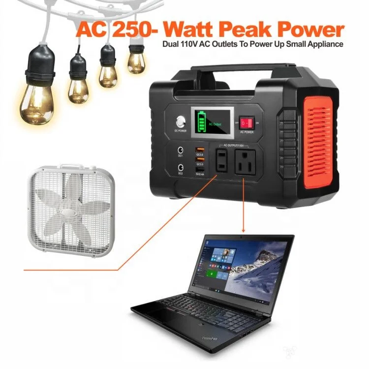 Бесплатная доставка в Южную Корею 110V 220V 200W 151WH портативный Солнечный аккумулятор Power Bank станция хранения энергии батарея резервного копирования