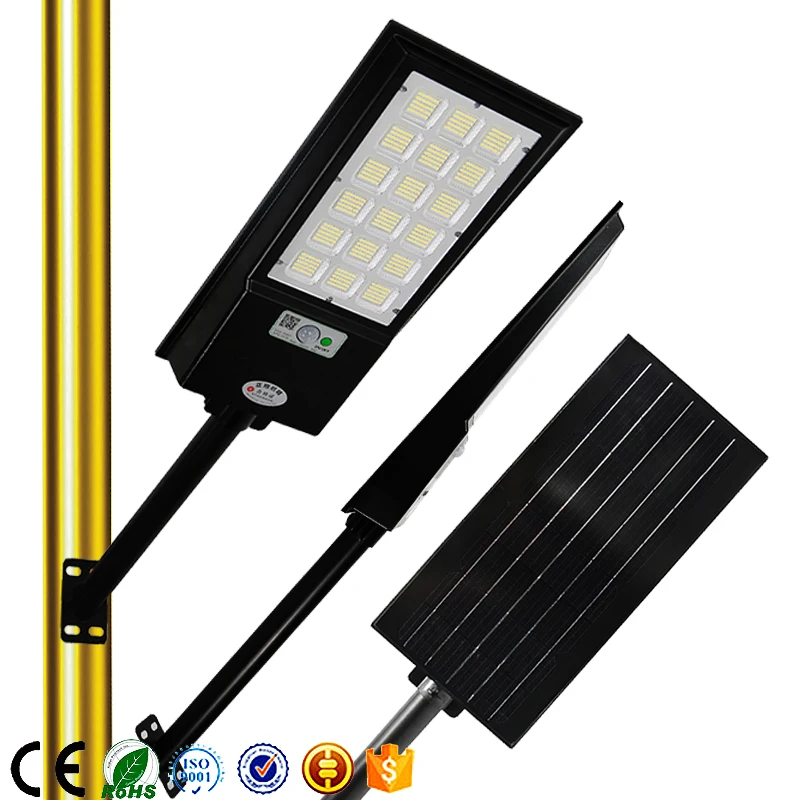 
Motion sensor 100 150 200 watt w ip65 waterproof integrated led outdoor all in one solar street light 