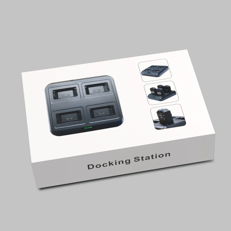 One-Click Recording Body Worn Camera Portable Clothes Shirt Law Enforcement Recorder Docking Station For Security