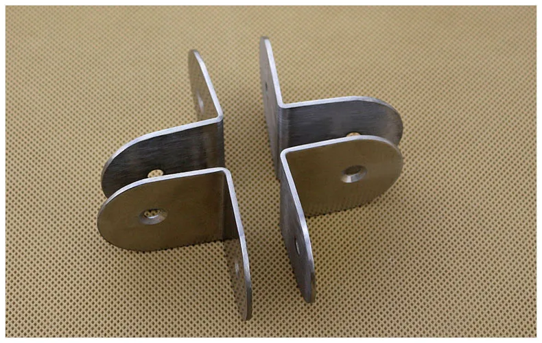 Thick stainless steel 90 degree L corner  furniture connecting support bracket