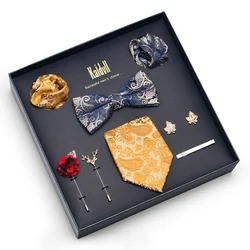 Роскошный лучший подарок, мужской бумажный галстук-бабочка, упаковочная коробка для галстука