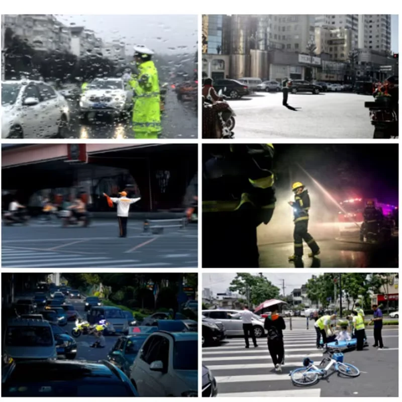 Torch Light Led Traffic Baton With 3AA Battery, Plastic Rubber Security LED Traffic Baton