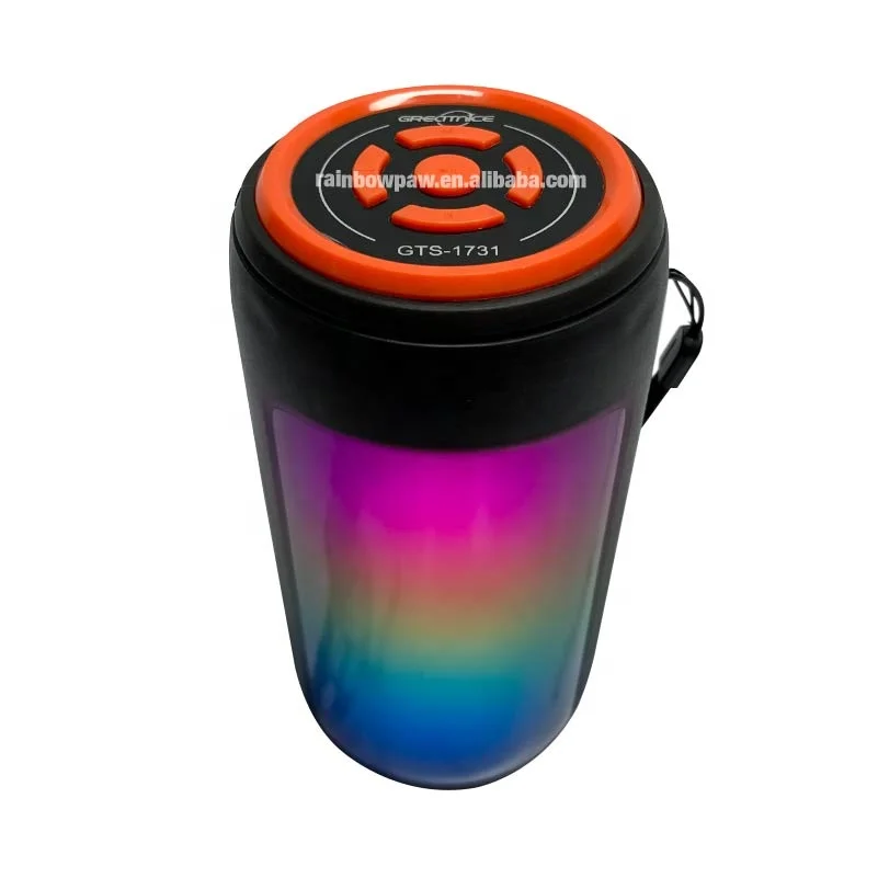 Kts Gts-1731 Speaker bt 5.0 wireless mini speaker portable subwoofer 2 inch rgb lighting speaker tws outdoor fm mp3 music player