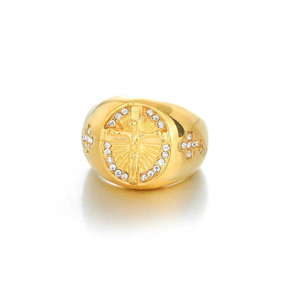 Hot sell man ring 316l surgical stainless steel ring in stock