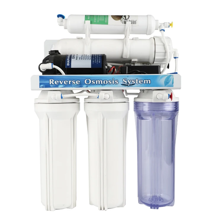 Under Sink RO Reverse Osmosis Water Filter System Water Machine English 18W Ultra Pure Electric 220V 10 Inch 5 Stage Ro Machine