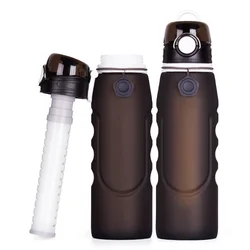 Silicone water bottle/ filter water bottle/drinking water bottle