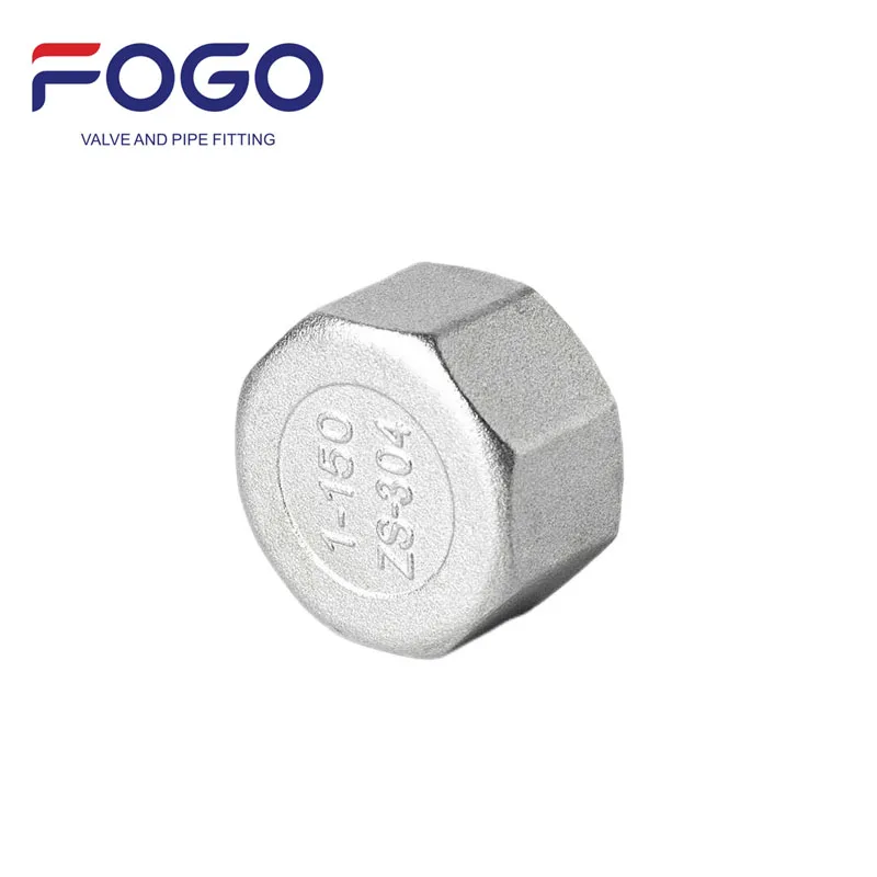 304 stainless steel hexagon cap 316 pipe plug internal thread multi-lateral internal wire plug female thread head
