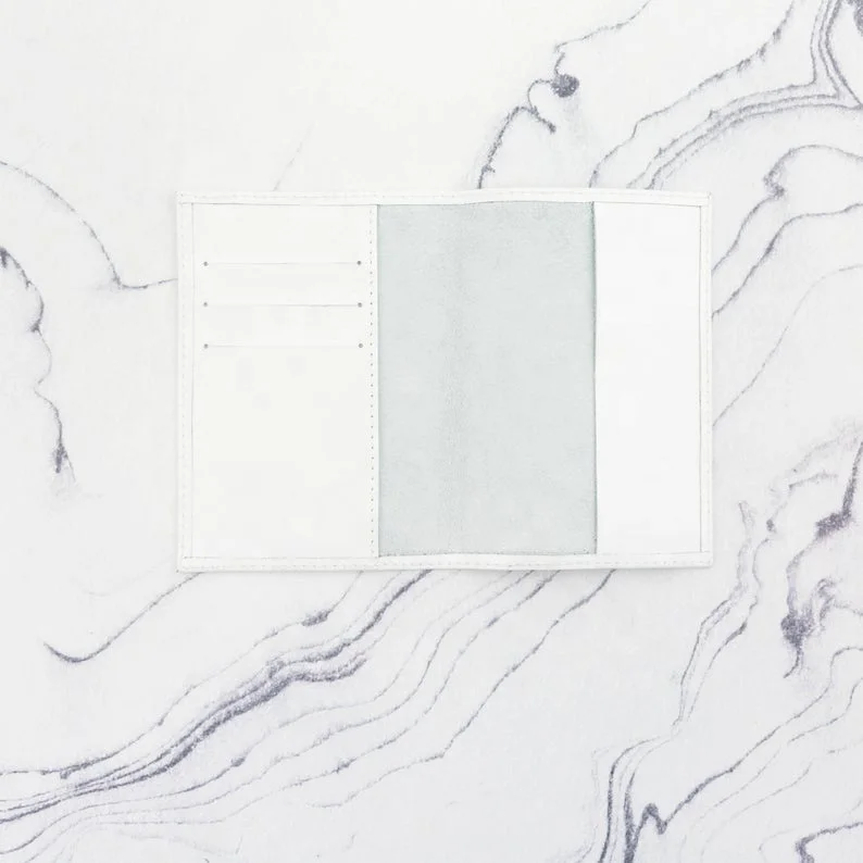 Fashion High Quality Beautiful Flower Pattern Printing International Faux Leather Passport Holder Luggage Tag Set