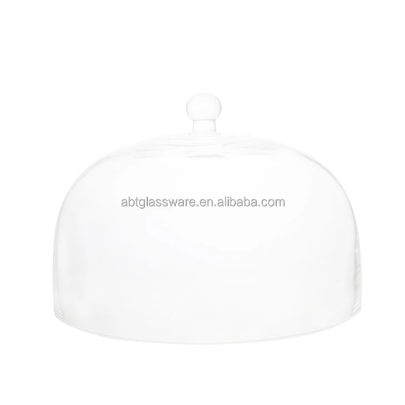 Large excellent quality cake cover dome cover clear glass cake dome