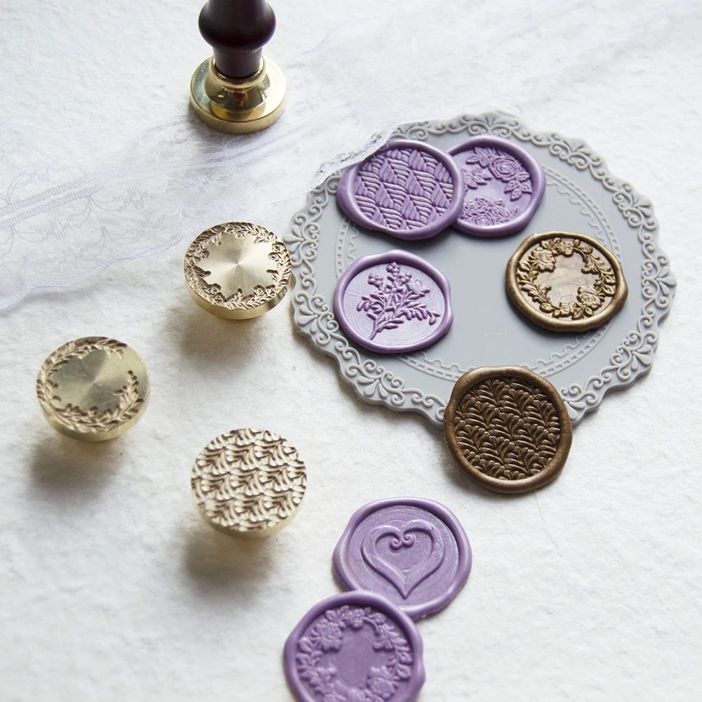 New Tree Key Stripe Wax Seal Stamp Retro Antique Sealing  Scrapbooking Head Wedding GZZ017