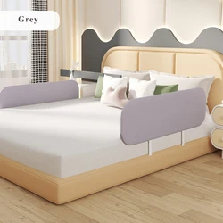 Free Installation Bed Fence Baby Bed Barrier Foldable Bed Guard Rail For Traveling