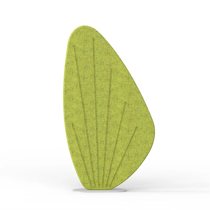 Europe Design Leaf Shape Single Indoor Furniture Decorative Partition Screen Panel