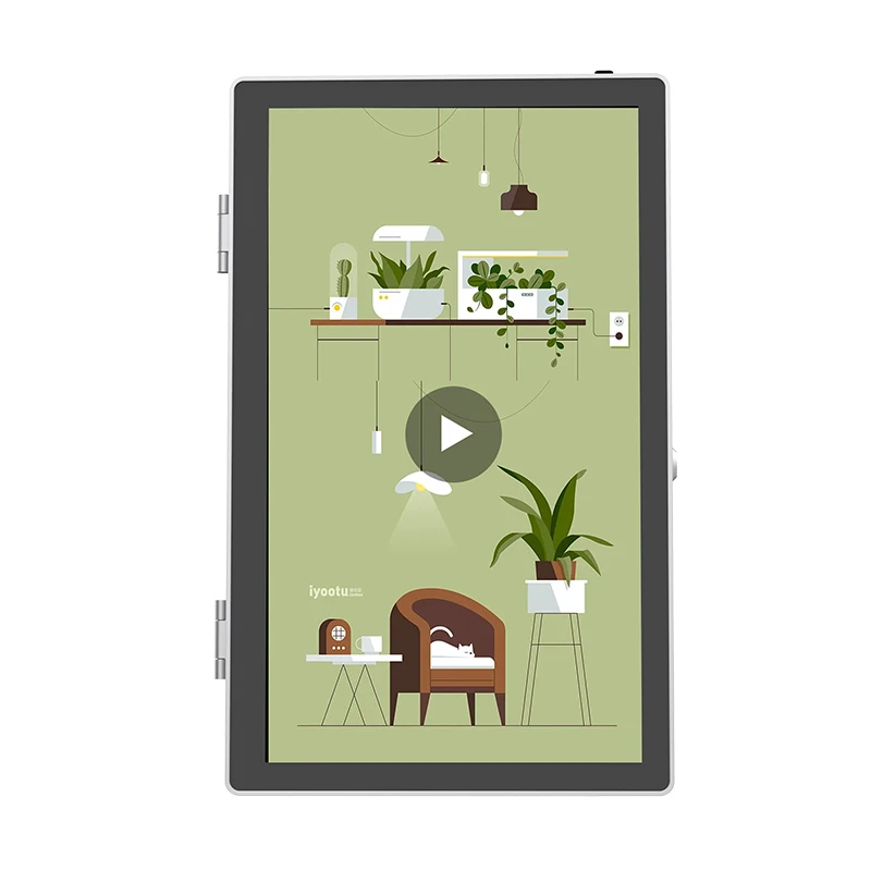 Crearoma 18.5 inches LCD display advertising machine with scent diffuser WiFi & Bluetooth controlled fragrance oil machines