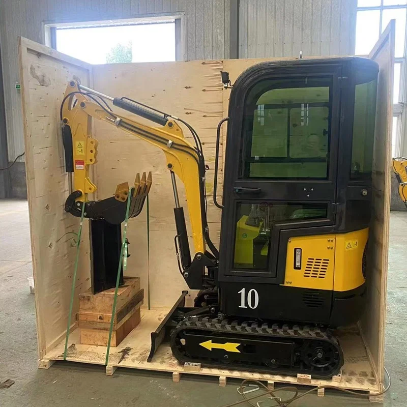 1100kg mini excavator small digger crawler excavator 1ton 2 ton new bagger for sale