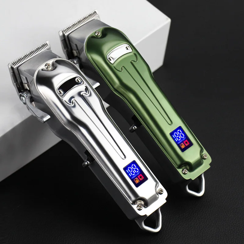 Professional Electric All Metal Hair Clipper Barber Hair Trimmer for  Men