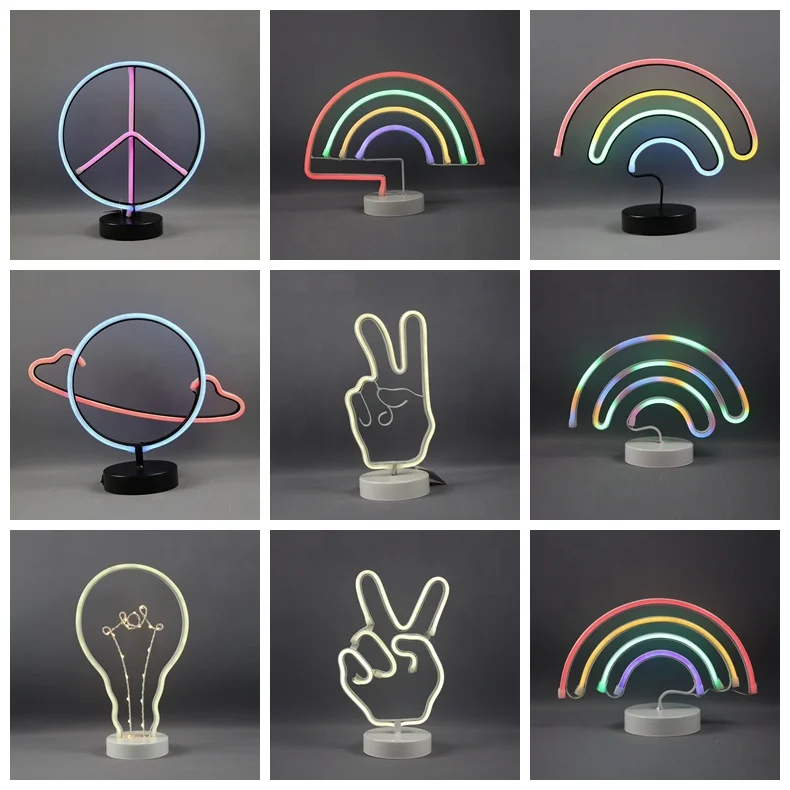 
Bird Shaped Neon Light Cute Neon Lights USB Battery Operated Wall Decor with Holder Table Lamps for Baby Girl Bedroom Decoration 