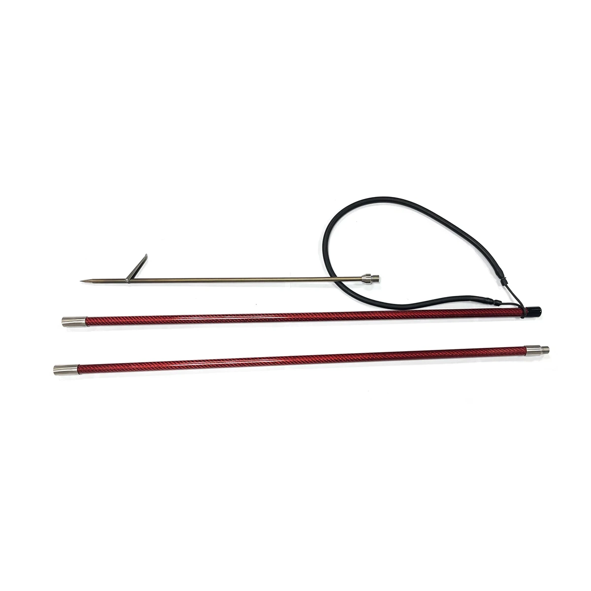 Speargun Spearfishing Hunting Spears Carbon Pole Spear Adjustable Diving Hand Spear Gaff Gig Harpoon With Steel Barb Tip Head