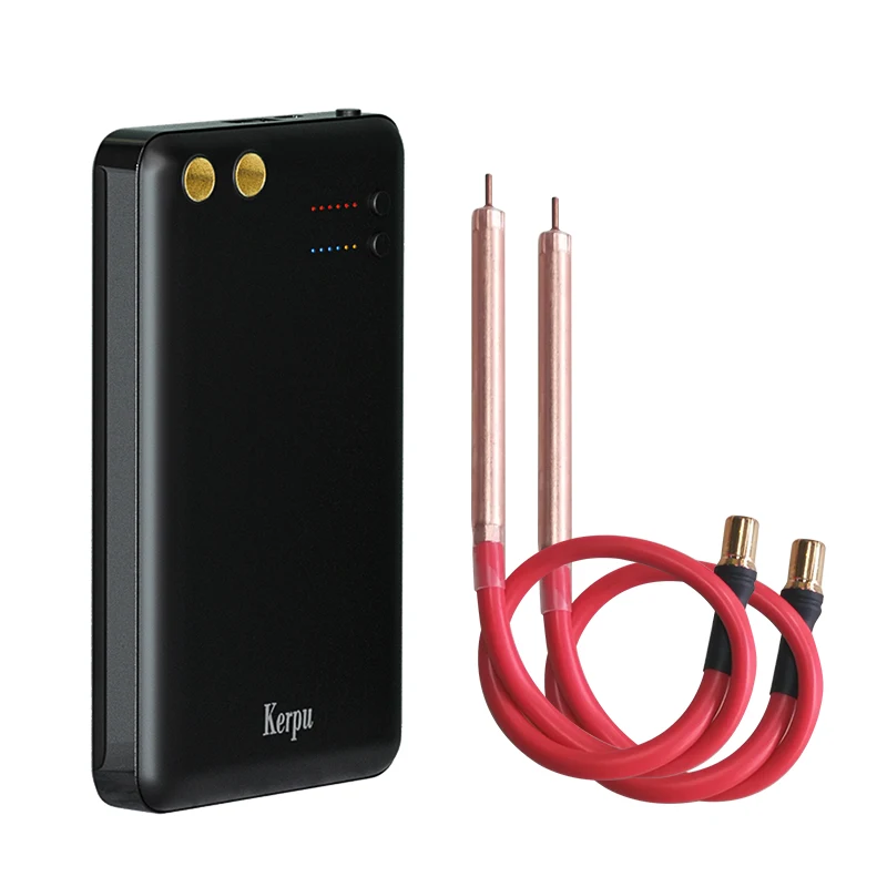 Портативный точечный сварочный аппарат в форме внешнего аккумулятора, полный комплект аксессуаров «сделай сам», литиевая батарея 18650, 5000 мАч, мини точечный сварочный аппарат