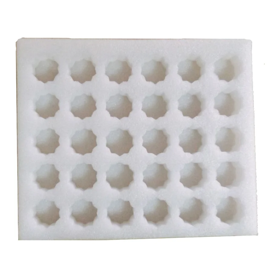 Custom size environmentally friendly polyethylene foam mesh foam tray soilless cultivation foam board