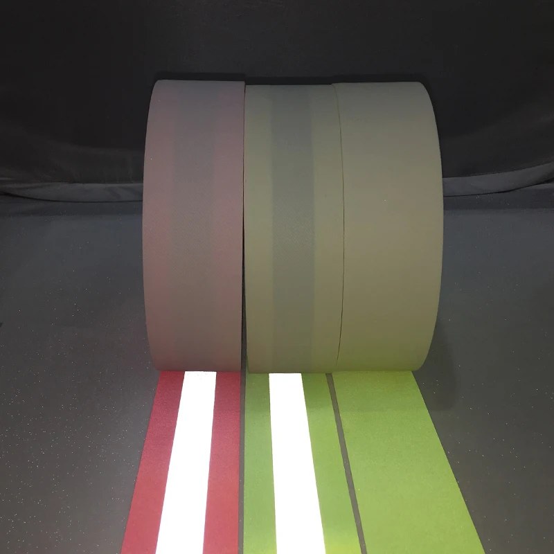YouGuang Yellow/Orange Cotton Flame Retardant Warning Safety Tape Reflective Material Product Reflective Fire Retardant Fabric