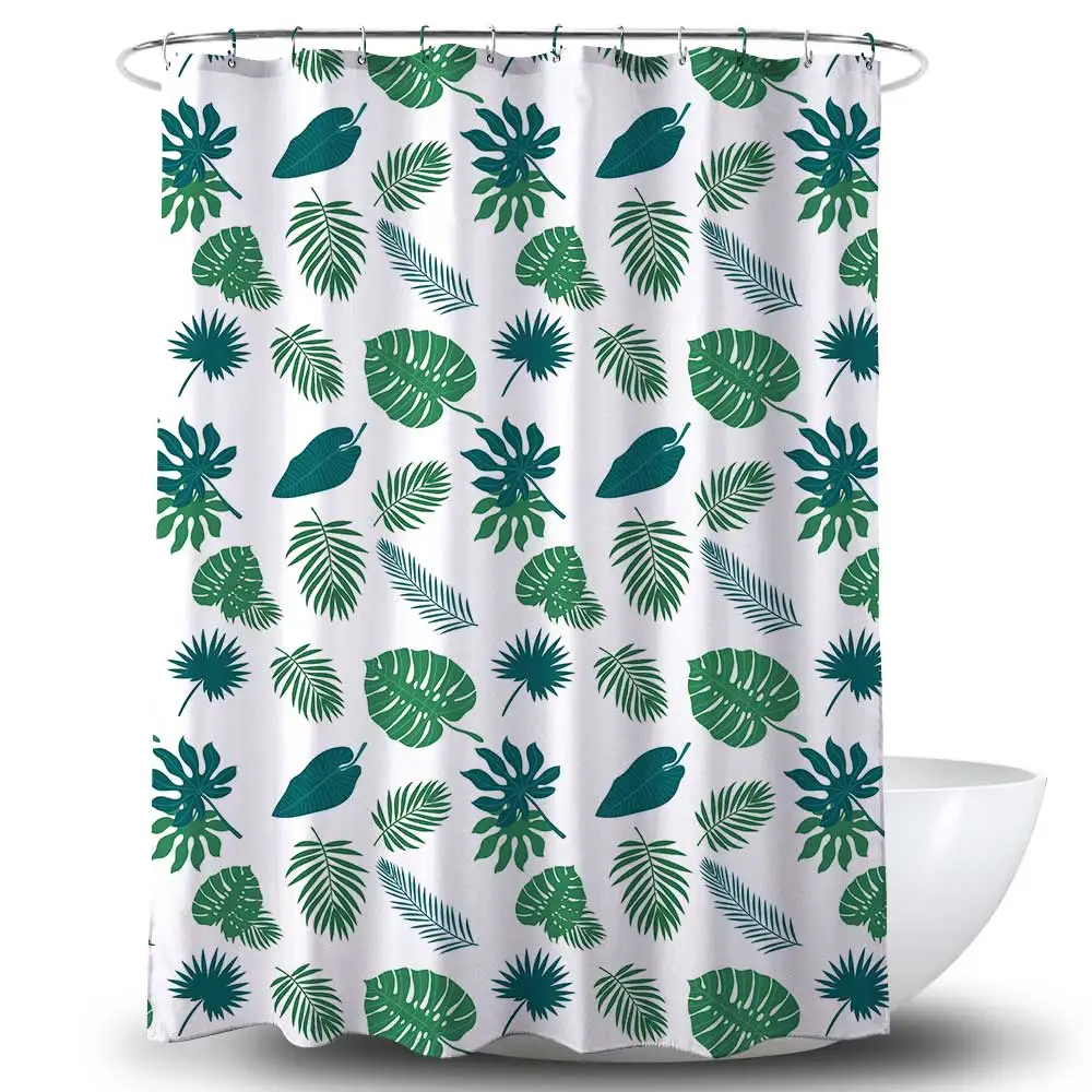 
Customize Polyester shower curtains Bathroom Mat Set Home Bathroom 