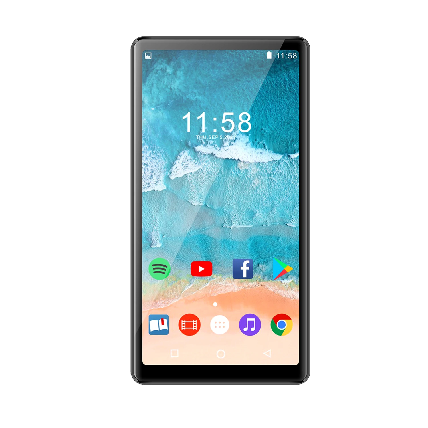 Customizable wifi connection full screen entertainment learning portable video music MP3 player