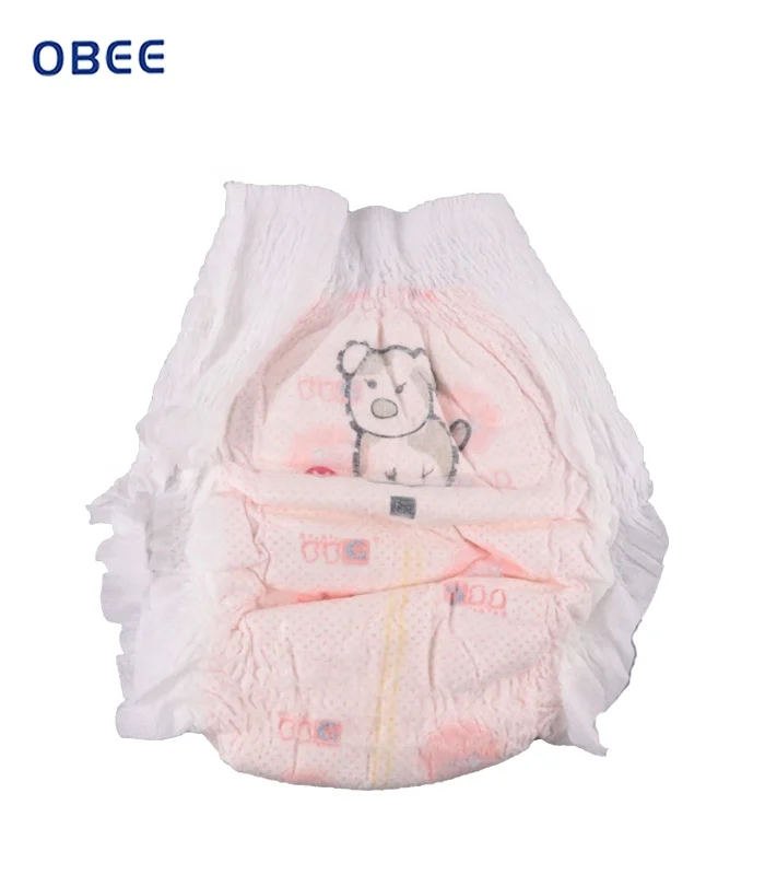 
Free sample surface dry Q shape ultrathin pant type diapers for baby 