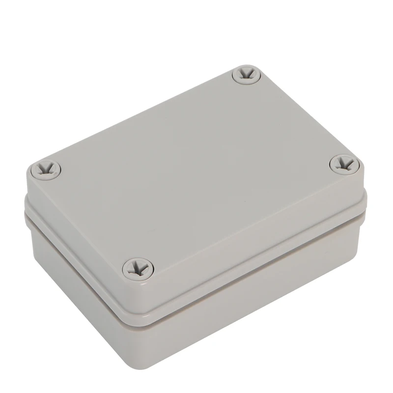 High end outdoor plastic waterproof junction box 110*80*45mm Gray transparent cover