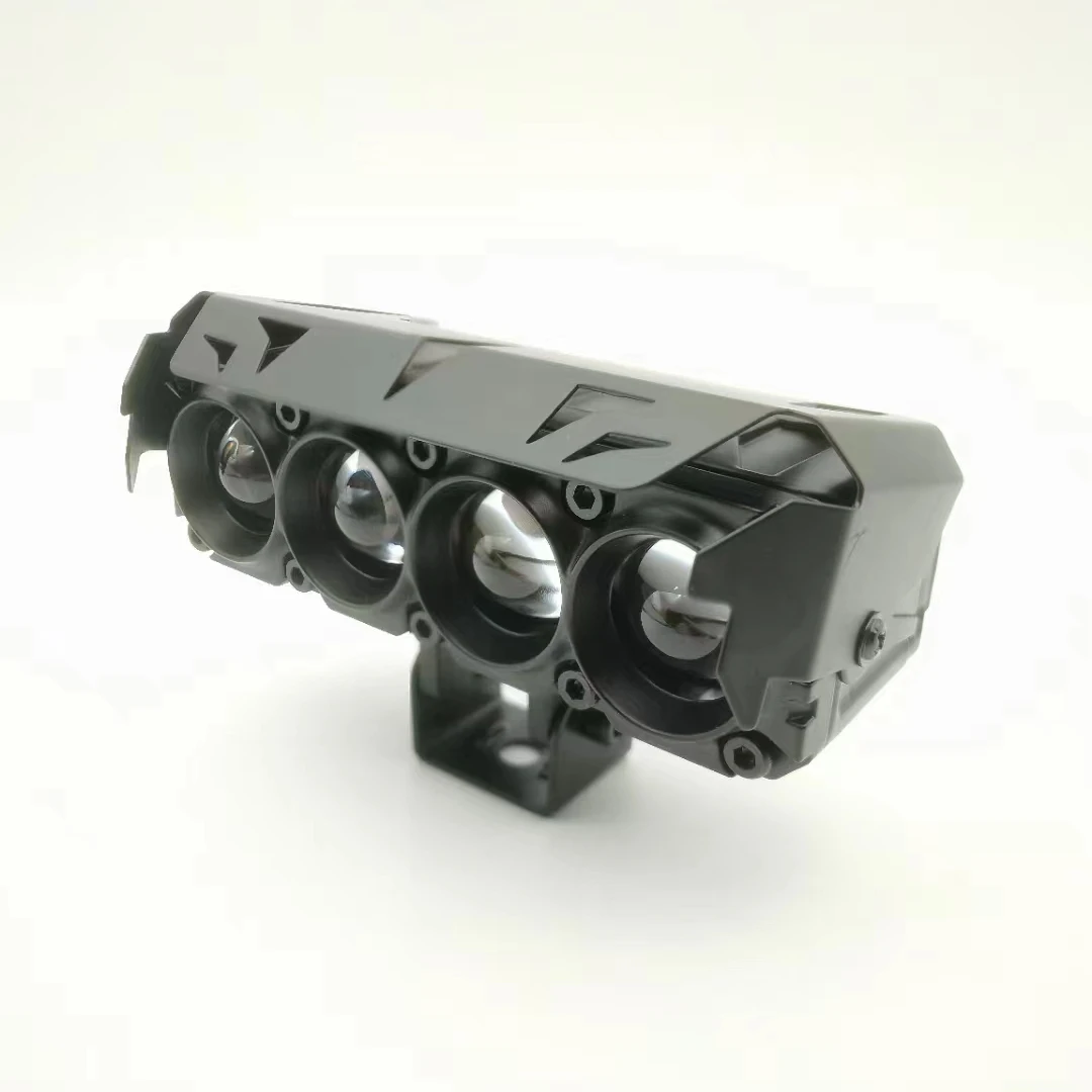 New Motorcycle Headlight 30W 40W 60w White Golden Fog LED Pods Spotlight dual color Driving Lights  For Truck