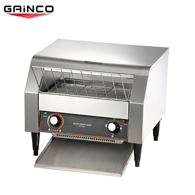 Guangdong factory stainless steel 2.45KW electric vertical bread conveyor toaster equipment
