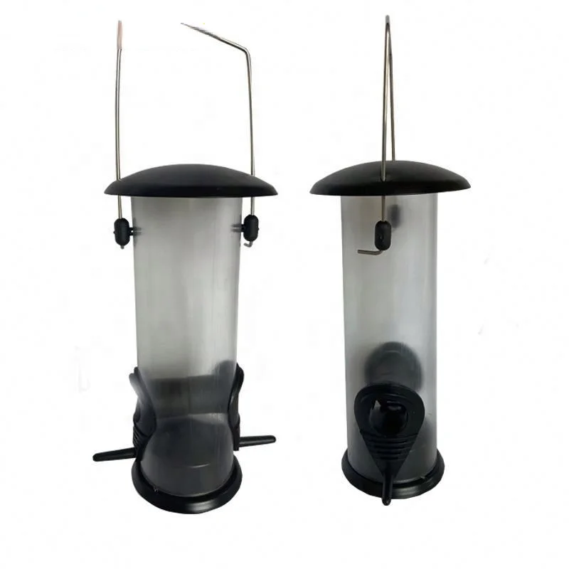 2022 amazon hot selling Pp plastic bird feeders for outdoors hanging Outdoor Hanging Acrylic Wild Garden bird feeders hanging