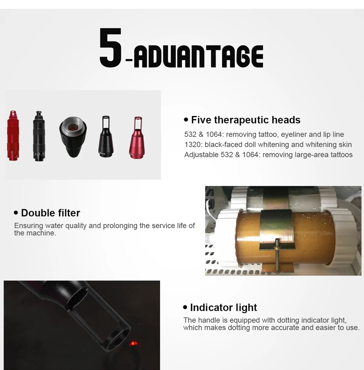 808CE approved 4 in 1 multifunction beauty machine IPL+RF+Nd Yag+ alexandrite diode laser hair removal