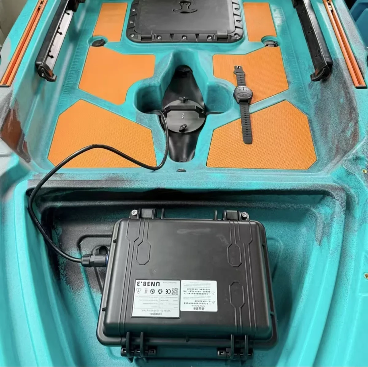 450W Brushless Electric Motor Pedal System Remote Control High Thrust Kayak Boat Propeller with Fixing Parts