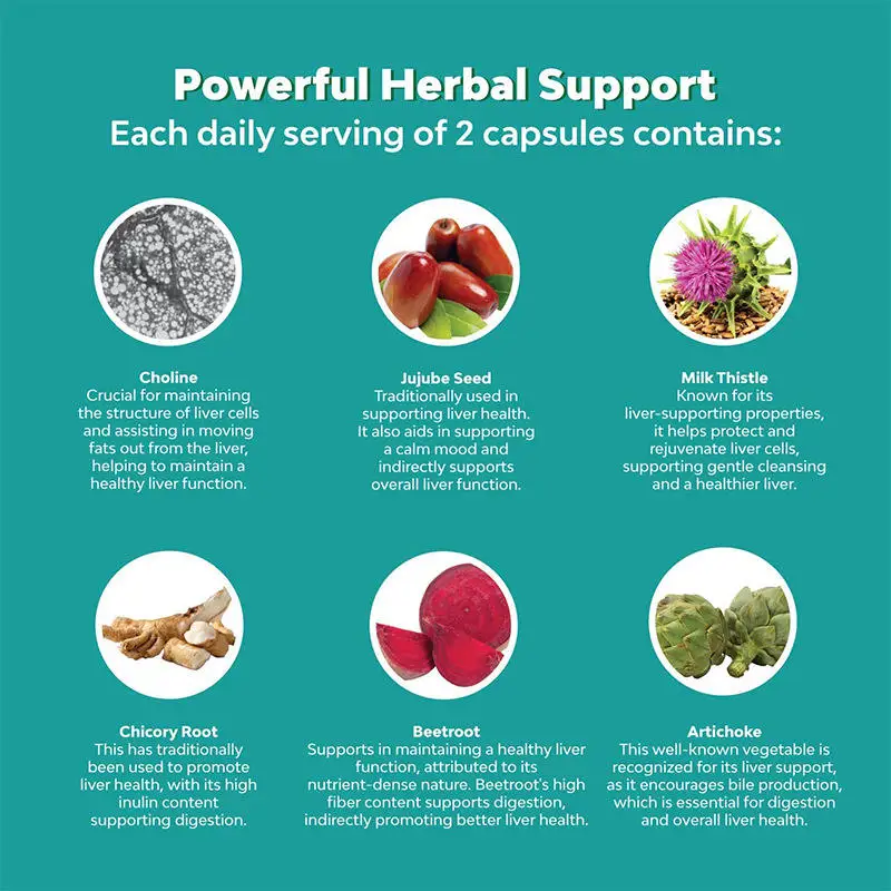 Liver Support Capsule With Milk Thistle Natural Health And Wellness Care Products For Nourishing Liver Health Wellness