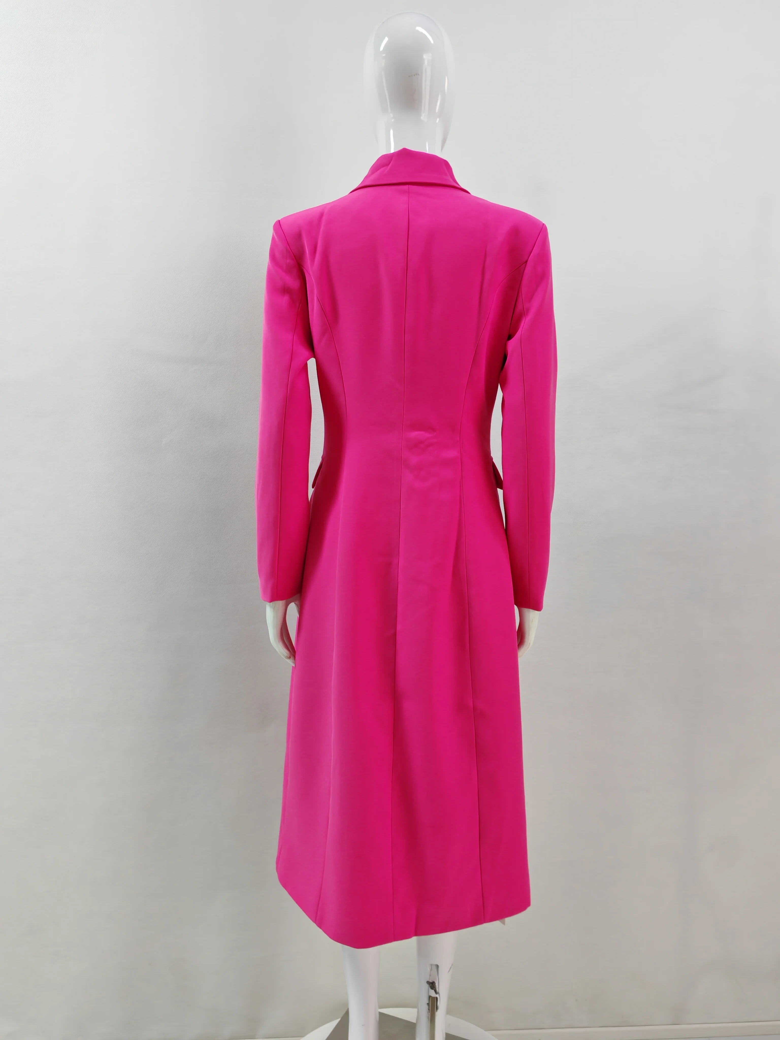 Custom Made To samll order Fashion Women Winter Long Coat Plus Size Pink Ladies Long  Winter Coats