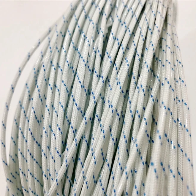 Yaan electrical wire pvc fiberglass insulation sleeving 4kv 2715 pvc fiberglass sleeves insulation tube