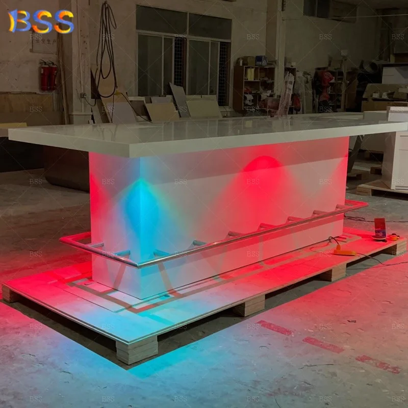 Красивый светодиодный светильник для кафе высотой 3,2 м, современный белый корианский стол для встреч, по индивидуальному заказу, США