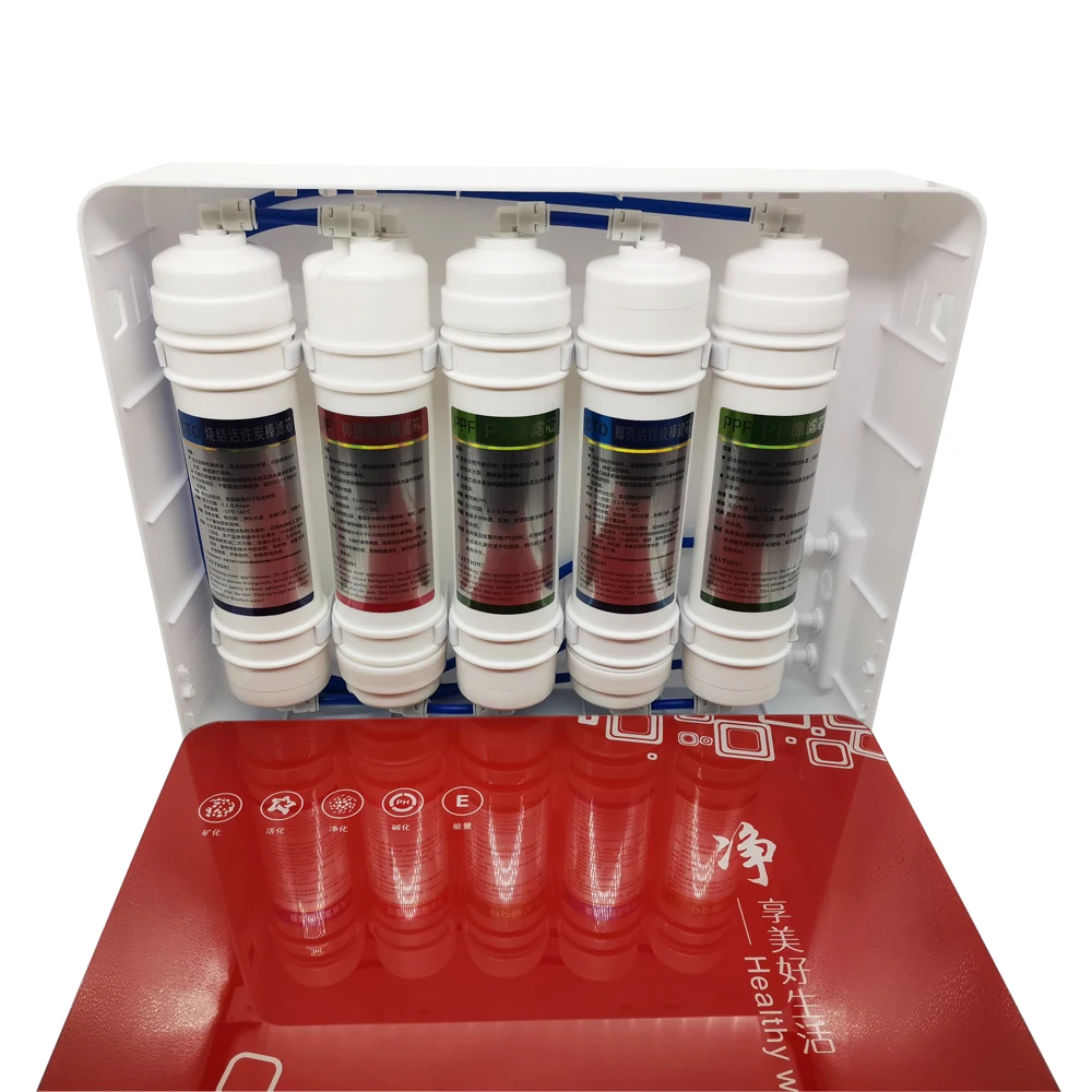 high capacity customizable five stages home kitchen ultrafiltration membrane water purifier for household residential use