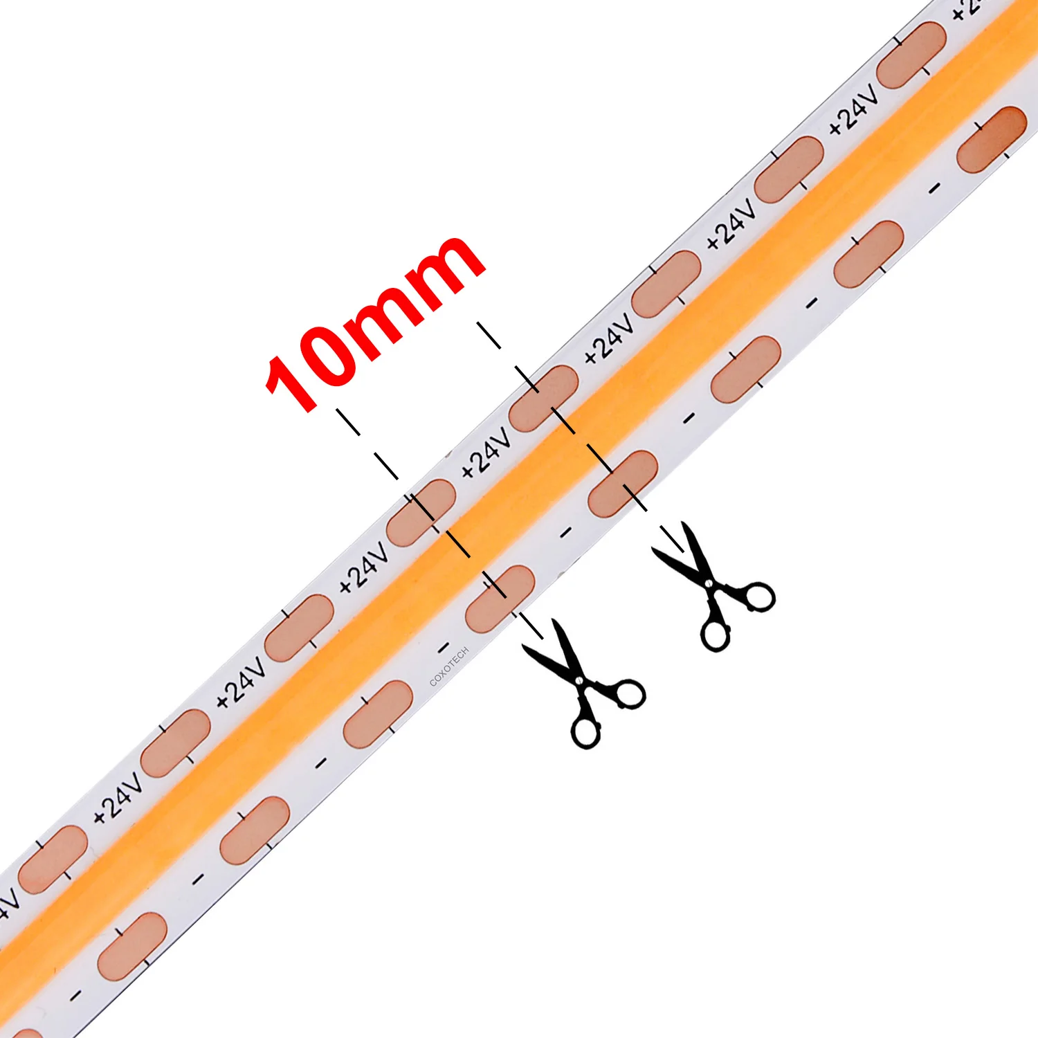 AL5000 600leds 15m Ultra long mini cut COB led strip light COXO