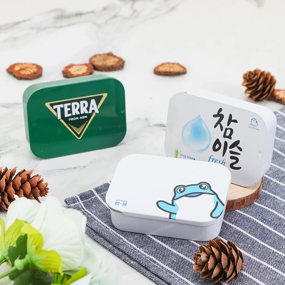 Hot sale Food Grade Rectangular Tin Boxs Mints