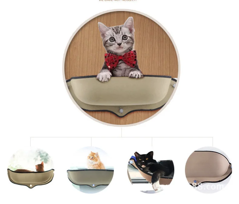 cat bed suction cup windowsill nest half round cat bed sunbathing with cat mat pet bed