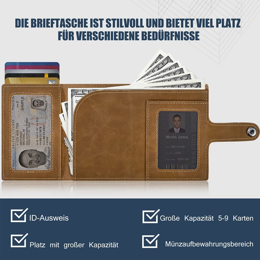 Custom Metal Wallet Credit Card Holder Aluminum Wallet With RFID Blocking