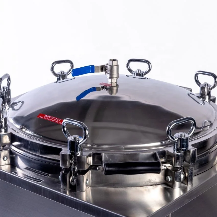 High temperature sterilizer vacuum food sterilization pot horizontal sterilizer