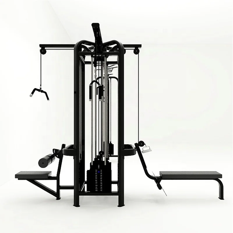 Professional Exercise Fitness Machine Commercial Gym Equipment Multi-functional Trainer 5 Station