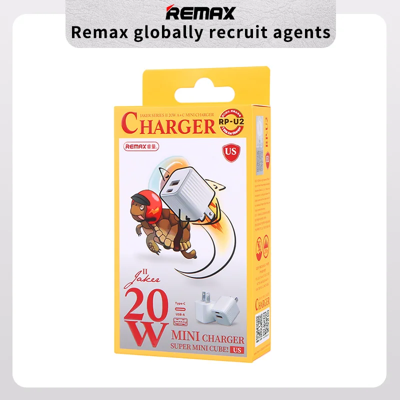 Remax Pd Charger Full-Compatibility 20W Ac Mini Cn/Us/Eu/Uk Rp-U2 Amazon Product C Usb Phone Wall Portable Charger For Ip huawei