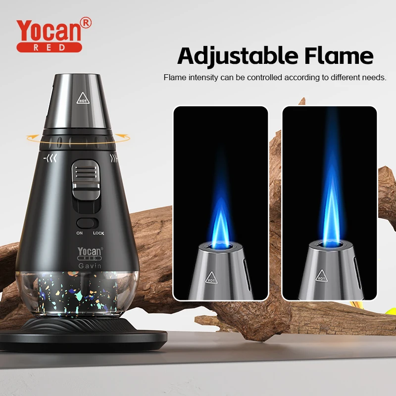 Yocan Red Gavin Handheld Torch Lighter Kitchen Baking Outdoor Barbecue Special Grip Fire Desktop Torch