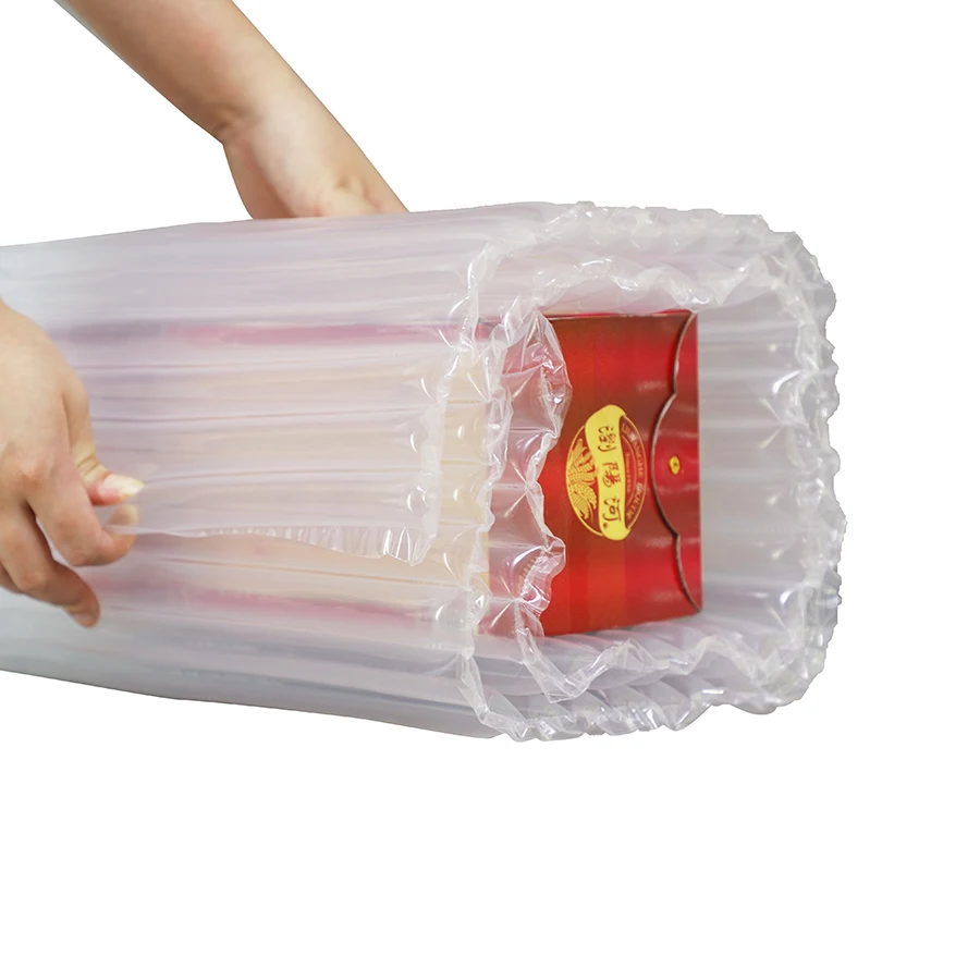 Customized Size Bubble Cushion Wrap  Air Column Packaging Roll for Box