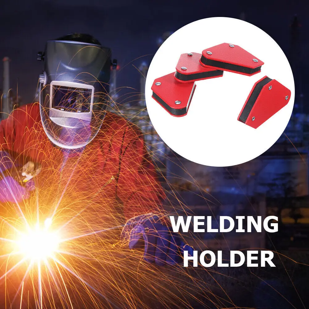 Set Of 4 Welding Magnet Set Magnetic Square Welder Holder Arrow Magnet 45/90/135 Degree 4.5KG/10LB