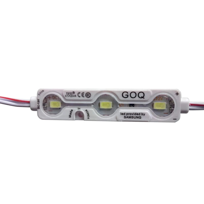 
 Хорошее качество 1,2 W GOQ светодиодный модуль SMD5730 3led 12v светодиодный модуль  